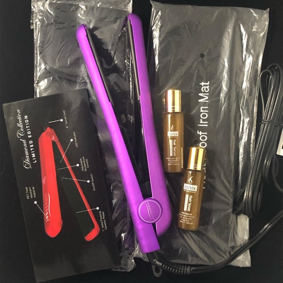 ISO Beauty Professional Accessories - ISO Beauty Diamond PURPLE flat iron set